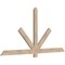 Ekena Millwork Kennewick Smooth Timber Gable Bracket, Douglas Fir, 72"W x 36"H x 1 1/2"D x 3 1/2"F, 12/12 Pitch GBW072X36X0204KEN00SDF - alternate 5